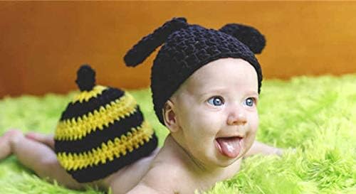 Matissa Newborn Baby Girl/Boy Crochet Knit Costume Photography Prop Hats Outfits - Image 4