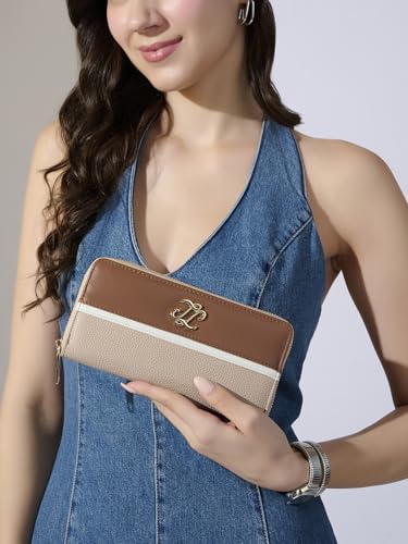 Image of Lavie Signature Women's St.Cloud Colourblock Zip Around Wallet | Gift for Women