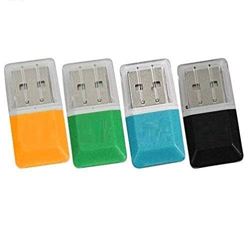 Flash Micro SD Card Reader (Color: Red, Blue, White and Yellow)