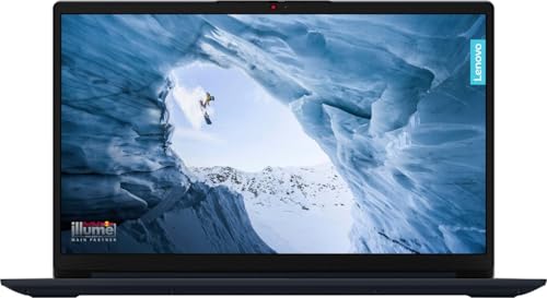 Image of Lenovo Ideapad 1 Laptop, 15.6 inch FHD (1920x1080) Touch IPS 300nits Anti-Glare Display, AMD Ryzen 5 7520U, AMD Radeon 610M, 8GB RAM 1TB SSD, Wi-Fi6, Win11, Abyss Blue, with 2TB Flash Drive, W /GaLiMu