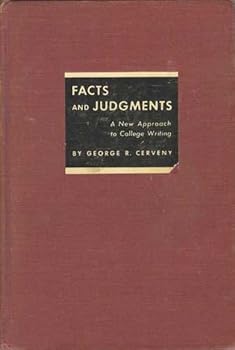 Hardcover Facts and judgments,: A new approach to college writing, Book