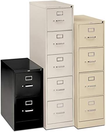 Amazon Com Hon 4 Drawer Filing Cabinet 310 Series Full Suspension Legal File Cabinet 26 1 2 Inch Drawers Charcoal H314c Furniture Decor