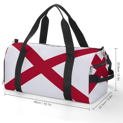 Alabama State FlagStylish Gym Bag for Everyday WearOne Size2