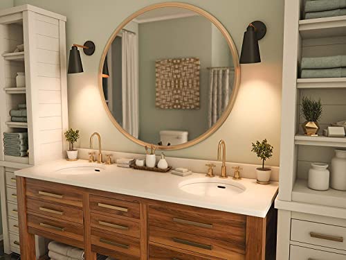 Kenroy Home 12'' Wall Sconce, Matte Black/Antique Bronze #TOP3