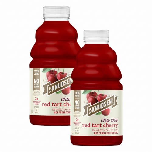R.W. Knudsen Cha Cha Red Tart Cherry Juice, 32 fl oz (Pack of 2)