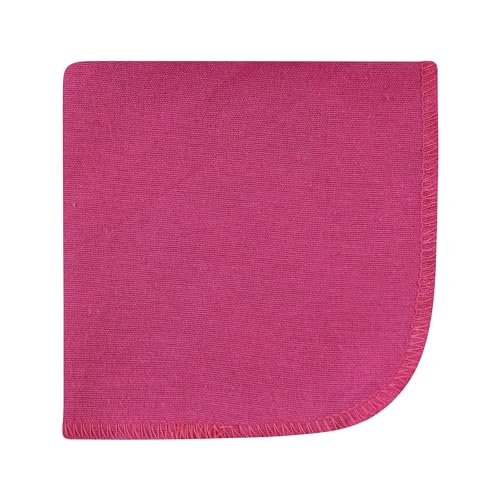 Image of Hudson Baby Unisex Baby Flannel Cotton Poly Washcloths, Butterfly Floral 12 Pack, One Size