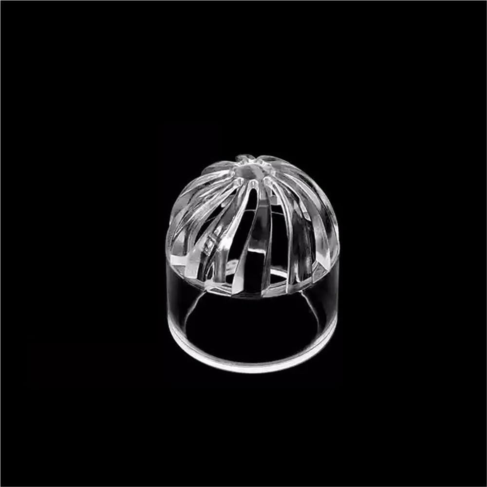 Dfrywdgsey One Color Acrylic Transparent Tube, 5Pcs Clear Acrylic Breathable Covers For Aquarium, Drain Guards Plumbing Filters, Connector Transparent(32Mm)