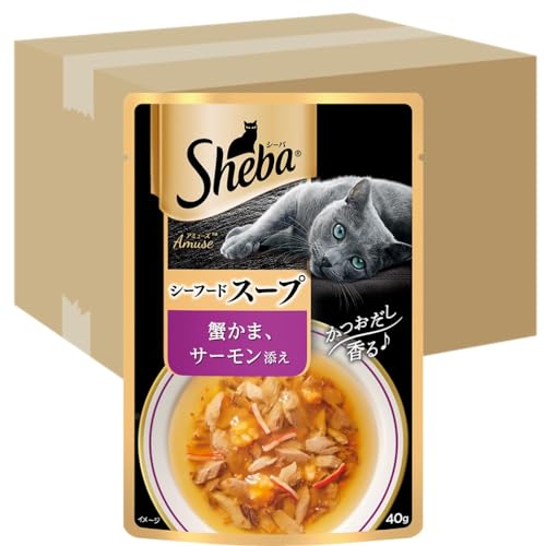 �V�[�o �A�~���[�Y �E�F�b�g ���L�p �V�[�t�[�h�X�[�v �I���܁A�T�[�����Y�� 40g×96��(1��12�ܓ���×8��) �����⋋ �L���b�g�t�[�h �L Sheba �p�E�` �P�[�X�̔�