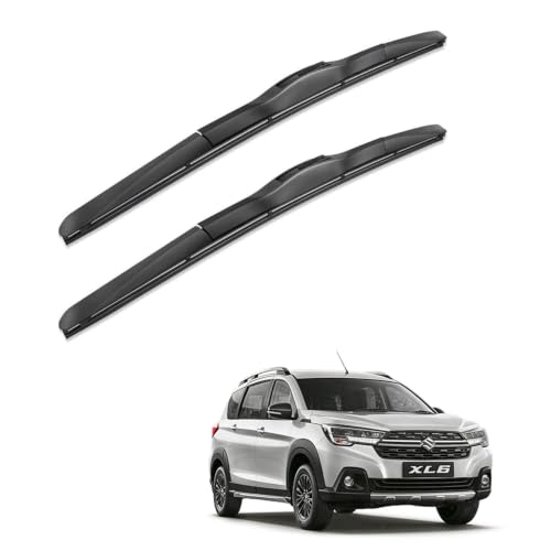 Image of Oshotto Frameless (O.E.M Type) Wiper Blades Compatible with Maruti Suzuki XL6 (24 inch / 16 inch)