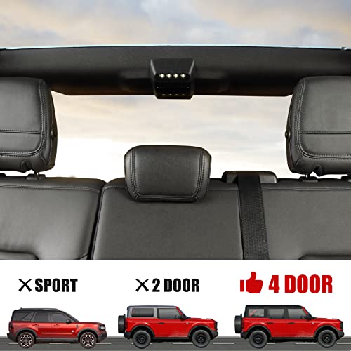 Mabett Rear Ceiling Lights Compatible With Ford Bronco 2021 2022 2023, Reading Lights Fit Bronco Accessories 4-Door, Touch Switch Led Roof Lamp Trunk Cargo Area(Not Fit 2 Door) #TOP5
