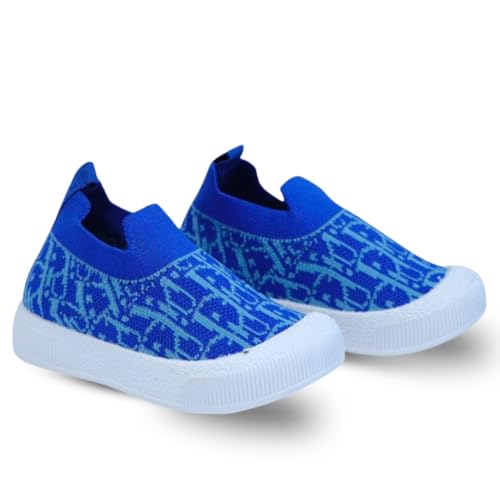 Image of Baby Choo Choo Shoes for Boys & Girls | Soft Slip-On Toddler Shoes with Whistle Heel | Breathable Knit Upper | PVC Sole | Ages 6 Months-3 Years