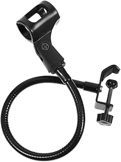 SUPVOX Microphone Arm Stand Microphone Stand Camera Stand Desk Mic Desktop Mic Stand Microphone Rack Microphone Hose Holder Lavalier Mic Holder Universal Hose Mic Shelves Iron