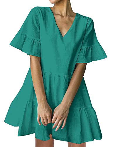 Robe de femme courte mini casual fluide pour en finir avec les vêtements serrés