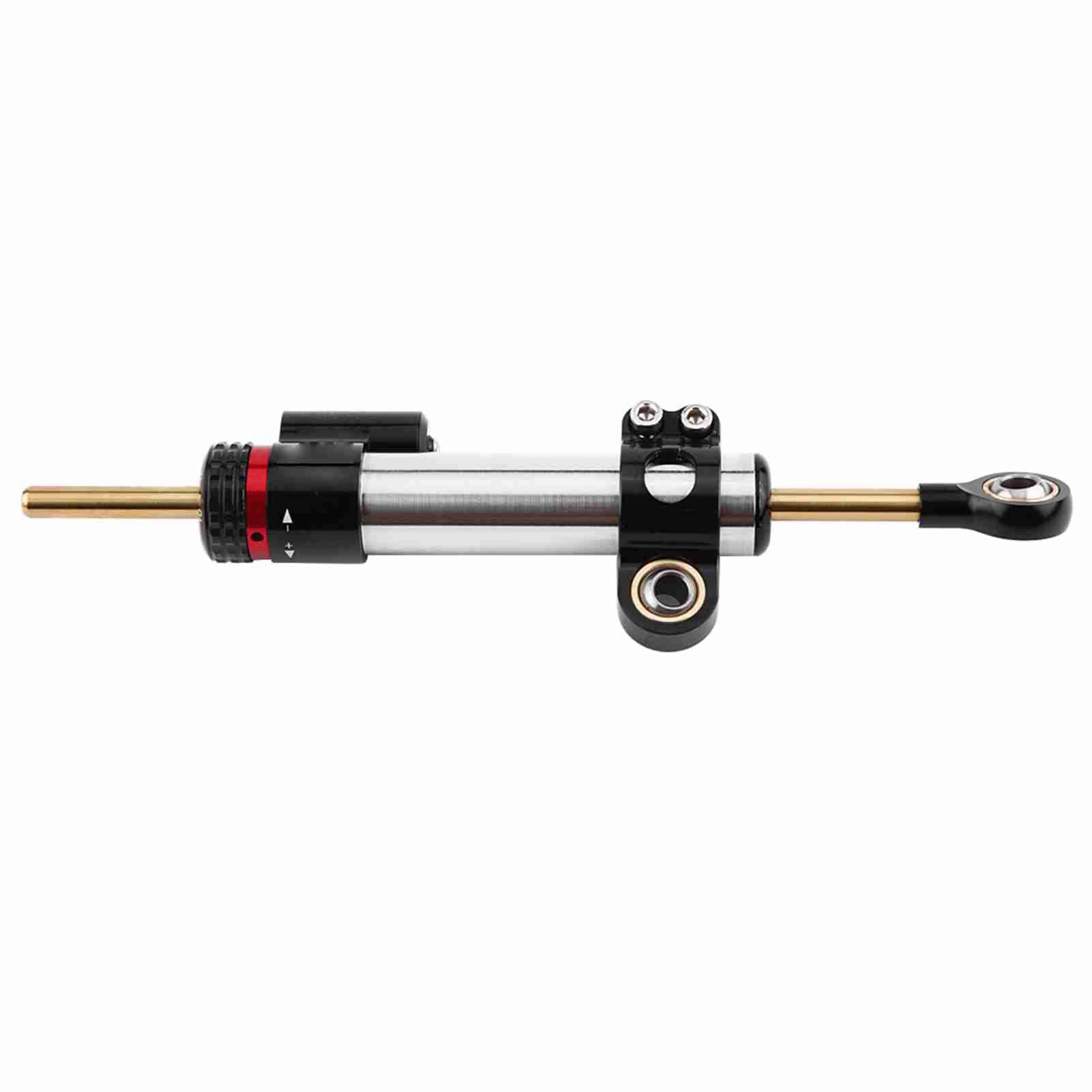 VOBOR Aluminiowy Transmisja Układu Kierowniczego Stabilizator Motocyklowy CNC Wrażliwy na prędkość System Tłumienia Uniwersalne Dopasowanie do MT10 MT07 MT09 z anodowaną rdzeniową (Krótki)
