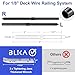 BLIKA 100 Pack Black Right&Left Swage Lag Screws and 500FT 1/8