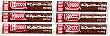 Necco Wafers Original Chocolate Flavored Hard Candy Rolls - Bundle of 6 Rolls, 2.02oz