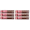 Necco Wafers Original Chocolate Flavored Hard Candy Rolls - Bundle of 6 Rolls, 2.02oz