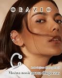 ORAZIO 20/25 szt. pojedyncze nauszniki kolczyki dla kobiet bez przekłuwania uszu mankiet złoty kwiat Cz Helix chrząstka mankietowe kolczyki klips na owijane kolczyki dla kobiet dziewcząt, 20 stuks