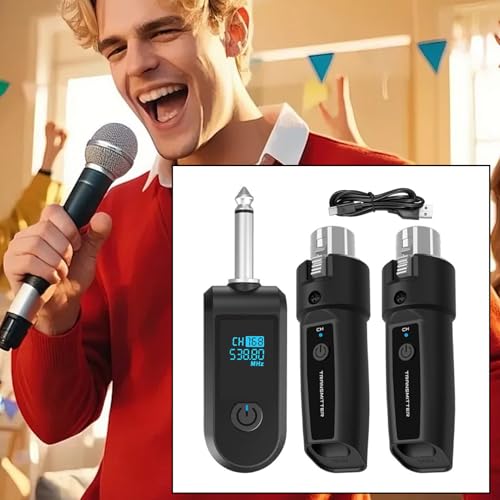 Transmisor receptor inalámbrico para eliminar cables en mezclador de audio y karaoke 3