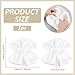 BENECREAT Removable Puff Sleeves, 5.5x11x2Inch Wedding Dress Detachable Sleeves, Polyester Bridal Sleeve for Wedding Gift Bridal Accessories Opera Banquets Party