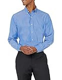 Amazon Brand - Buttoned Down Men's Tailored-Fit Button Collar Pinpoint Non-Iron Dress Shirt, French...