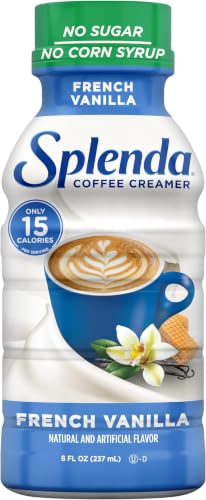 Image of SPLENDA Sugar Free, Low Calorie French Vanilla Coffee Creamer, 8 Fl Ounces Bottle (Pack of 6)