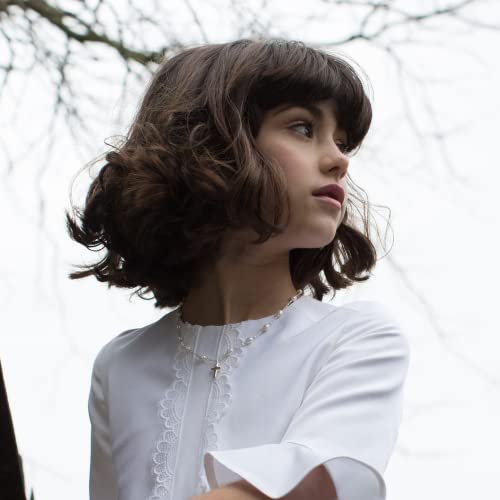 Sterling Silver Chain, Pearl & Cross Necklace For Girls and Women. Delicate Pendant Teen Jewelry Present For Holy Communion, Flower Girl Gift, Birthday, Sweet 162