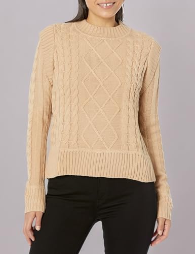 Image of Calvin Klein Women's CK Sweater,Wheat,Small