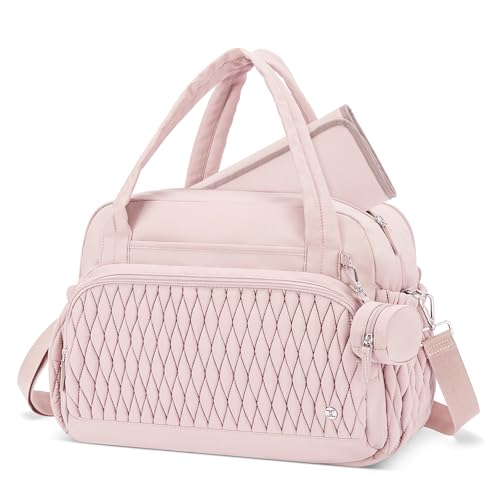 Image of Telena Tote Diaper Bags, Travel Crossbody Large Capacity Hospital Bag for Women Labor Delivery with Pacifier Case