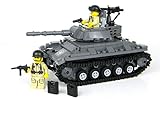 Battle Brick M24 Chaffee Deluxe Army Tank World War 2 Hand Sorted Custom Set