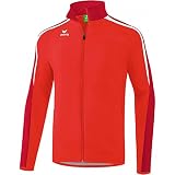 Erima Kinder Präsentationsjacke Liga 2.0 Rot/Dunkelrot/Weiß 140