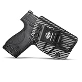 M&P Shield 9mm Holster, Carbon Fiber Kydex Holster IWB for Smith & Wesson M&P Shield 9mm .40 3.1' Barrel S&W Pistol Case - Inside Waistband Holster M&P Shield 9mm 40 Accessories - Right