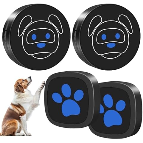 Whimsii Dog Door Bell for Potty Training, Wireless Dog Doorbell Ring to Go Outside, IP65 Waterproof Touch Buttons, 50 Melodies & 1000 Feet Range Cover