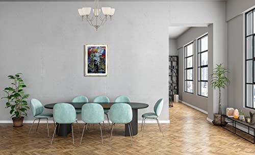 Banksy Love Is The Answer. Framed 3D Giclee Print Oil Paint Canvas Wall Art Textured Like Hand Painted. Office And Home Decoration For Kitchen Living Bed Dining Room #TOP3