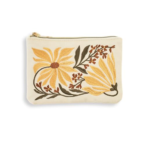 Lady Jayne Embroidered Zippered Accessory Pouch