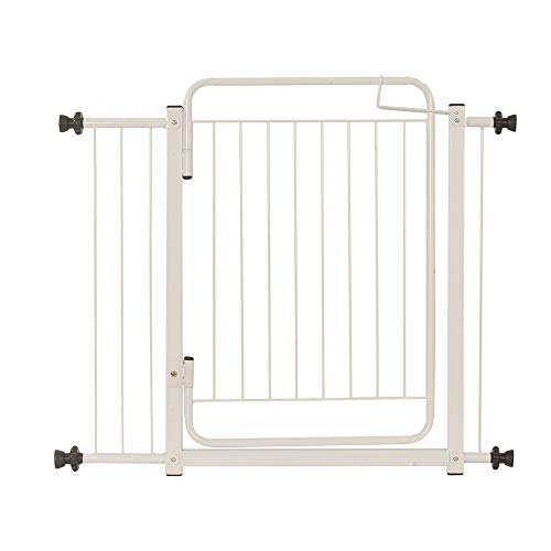 Kit 2 Grades 89 A 94 cm Proteção Animais Pet Crianças Bebes Com 2 Extensores Portão Pressão (Branca)