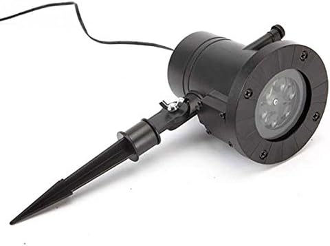 Outdoor Waterproof Pattern Lamp Lianshi 12 Kinds of Exchangeable Pattern Snowflake Projection Lamp LED Card Lawn Lamp Garden Lamp with Remoter Control