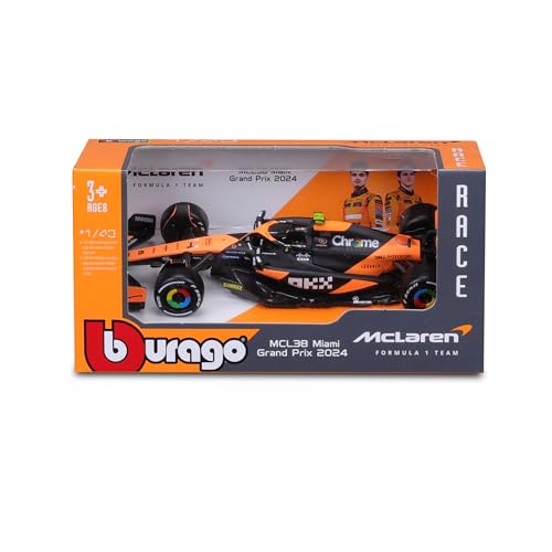 Bburago 1/43 Scale Formula 1 McLaren F1 MCL38 miniatura 6