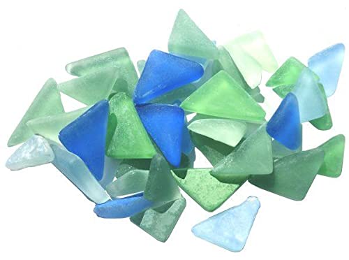 Cobblestone Frosted Bay Glass Gems - 1/2 Lb