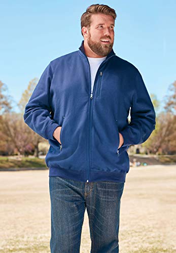 Image of KingSize Men's Big & Tall Full-Zip Fleece Jacket
