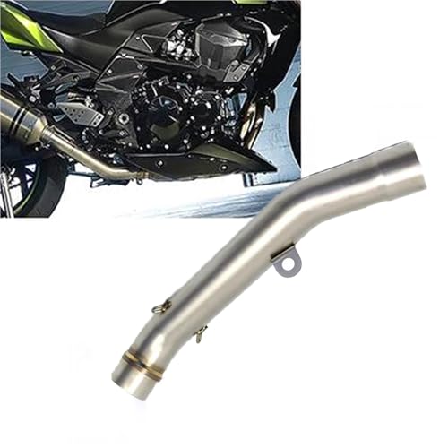 Tube intermédiaire échappement Kawasaki Z800 en inox durable pour rénovation ligne de moto