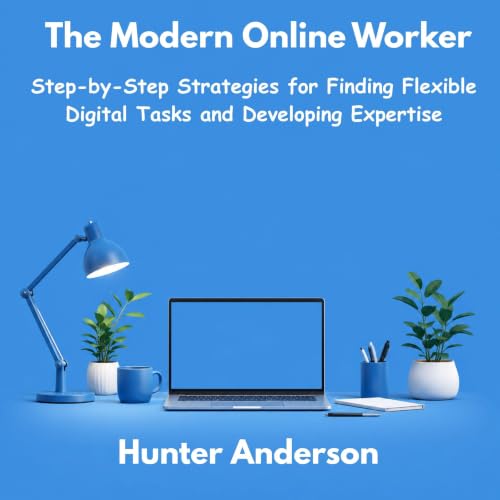 Diseño de la portada del título The Modern Online Worker