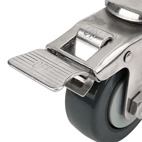 Roulette universelle en polypropylène Cocoarm, support inox 304 durable