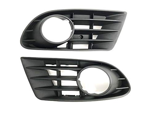 HZ-DESIGN Grille de Ventilation Grille Phares Antibrouillard Grille à Gauche + Droite Compatible Avec Golf Plus 2005-2009