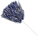 Anderson's Premium Royal Blue and Gray School Spirit Shakers, Cheerleader Pom Poms, Sports Fan, Football, Basketball, Homecoming, Squad, Team, Party, Dance Club, Performance, Celebration Pack of 10