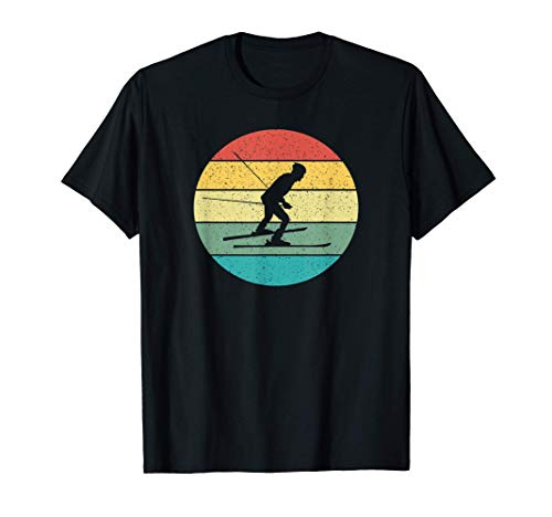 Cross-Country Skiing Retro Vintage T-Shirt