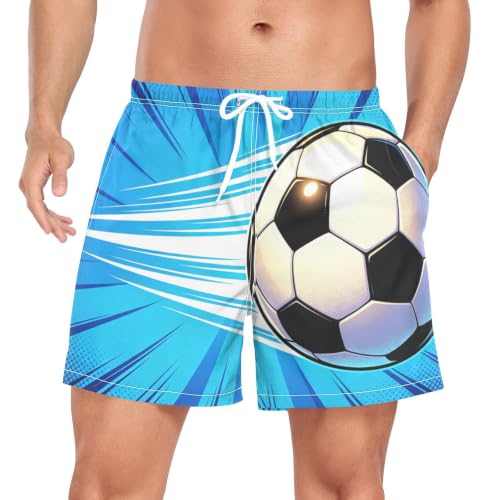 Bañador de secado rápido que evita rozaduras en entrenamientos de fútbol playa masculinos