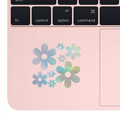 Image of Groovy Daisy Flower (Hologram) (Set of 2) Premium Waterproof Vinyl Decal Stickers for Laptop Phone Accessory Helmet Car Window Bumper Mug Tuber Cup Door Wall Decoration