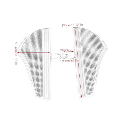 Repose-Pieds Passager Moto Accessoire Fixation XL Dyna Glide - 7