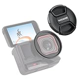NEEWER 49mm Filter Adapterring kompatibel mit Insta360 Ace Pro 1 / Ace Pro 2, Filterhalterung mit Objektivdeckel, Action Cam Fotozubehör, Nicht für neu gestalteten Ace Pro 2 achteckigen Objektivschutz